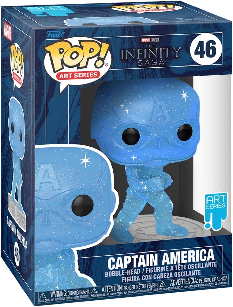 Funko pop! artist series: marvel infinity saga - captain america