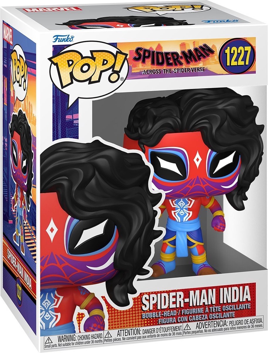 Funko pop marvel: spider-man: across the spider-verse - spider-man india pop #1227