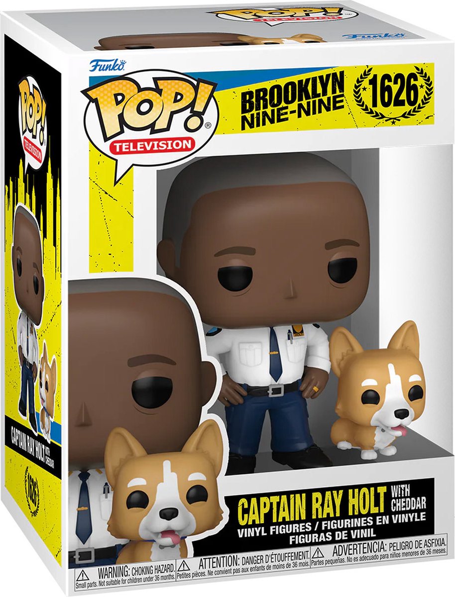 Funko pop television: brooklyn nine-nine - captain holt (with cheddar) pop #1626