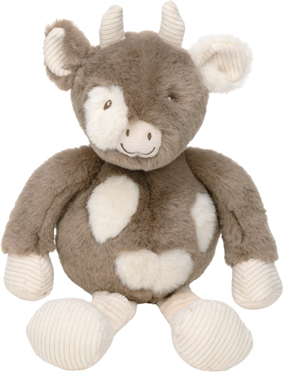 Happy horse koe casey knuffel 40 cm - bruin - baby knuffel