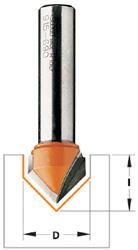 Fresa Makita per scanalatura a V 90º hwm s=8 d=6x8