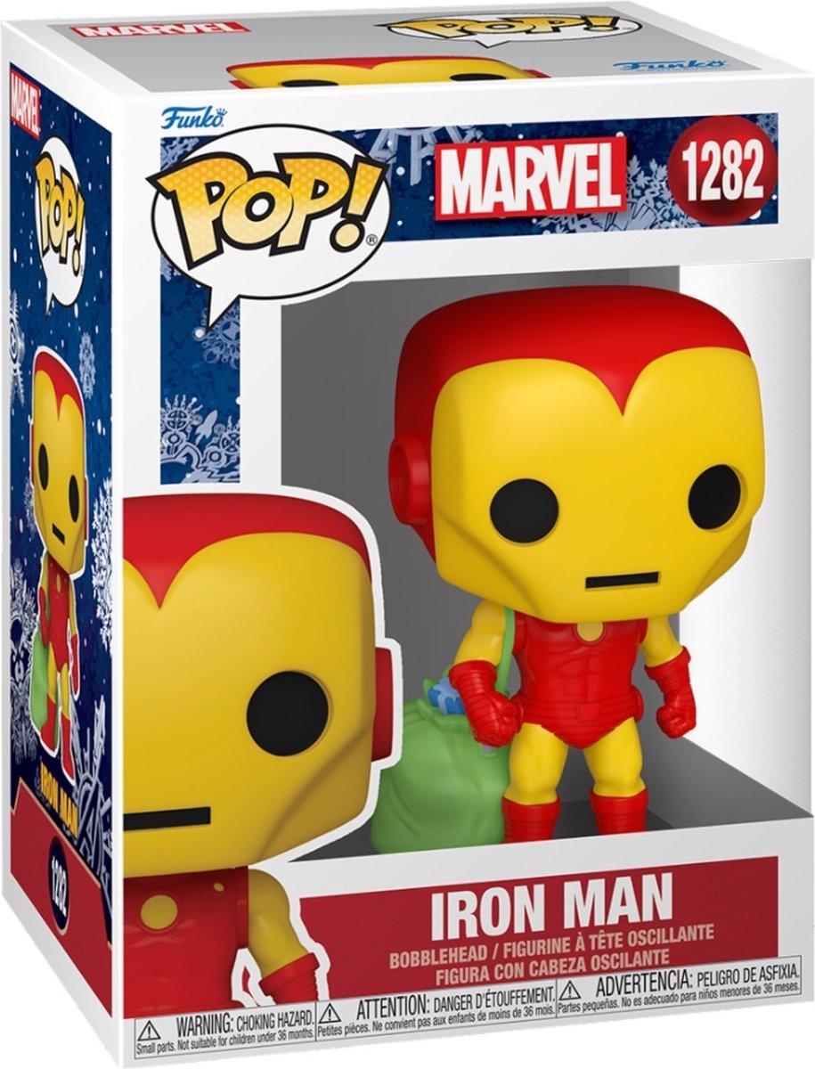 Funko pop Marvel: Holiday - Iron Man Pop #1282