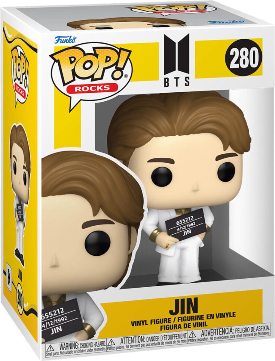 Funko pop rocks: bts mantequilla - jin pop #280
