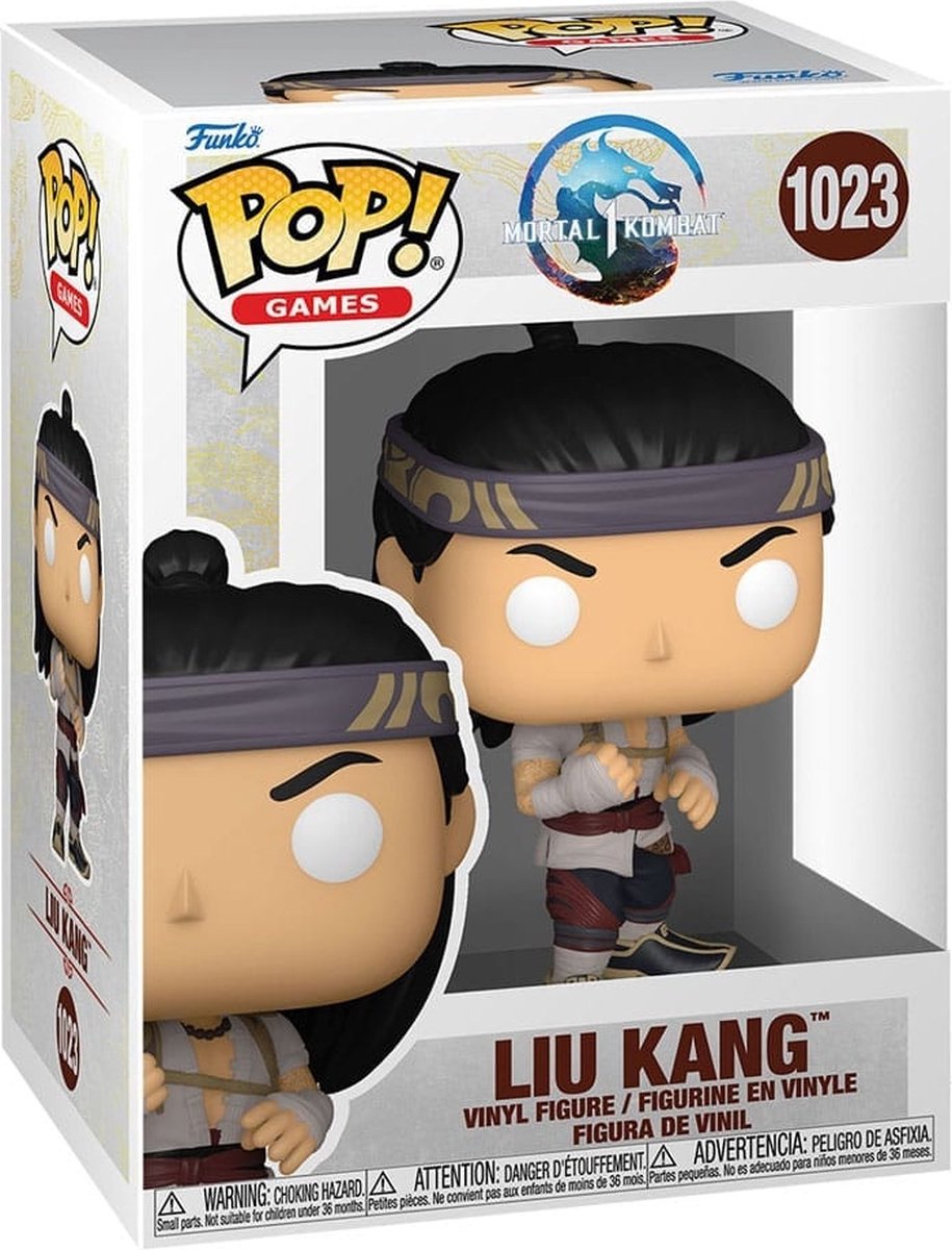 Funko mortal kombat liu kang figura de vinilo 1023 pop! PVC multicolor -