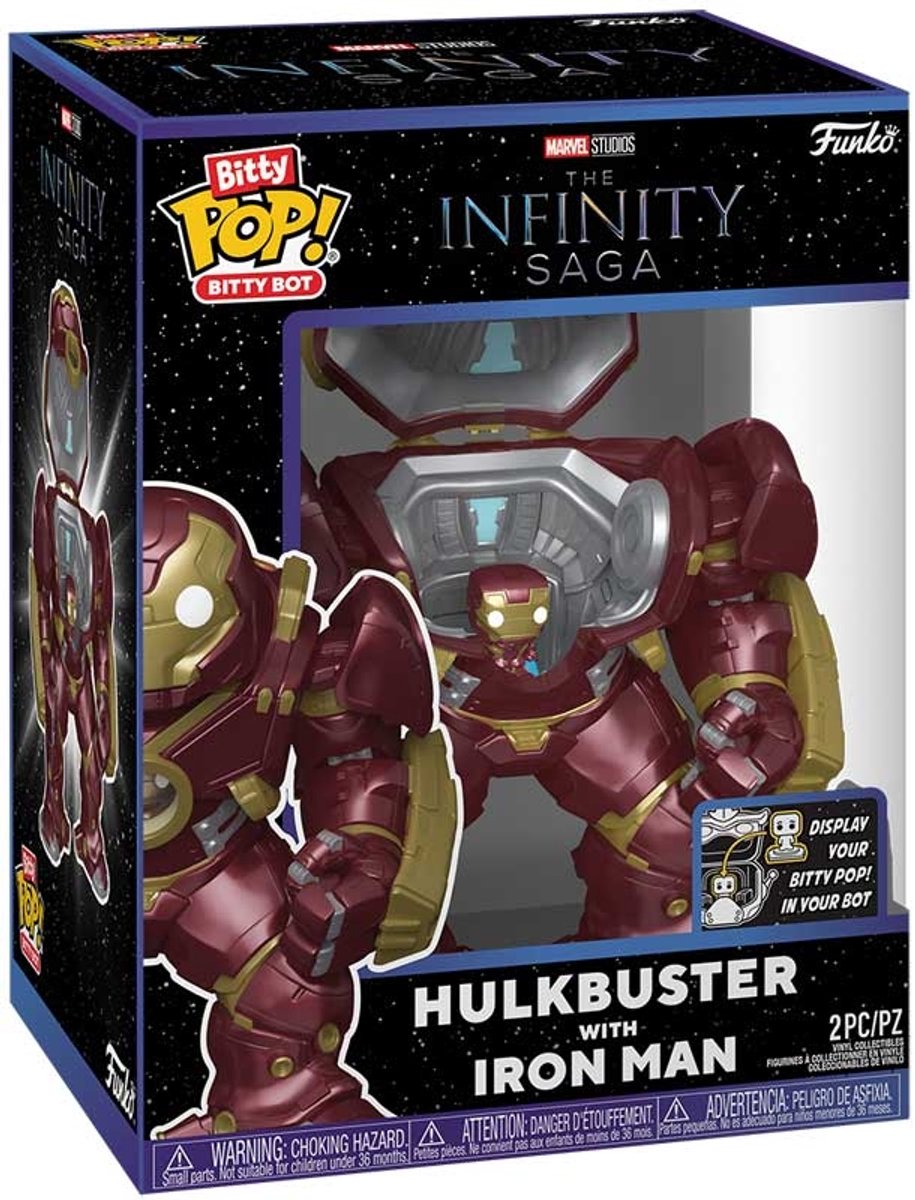 Funko bitty bop bitty bot - Marvel Hulkbuster con Iron Man