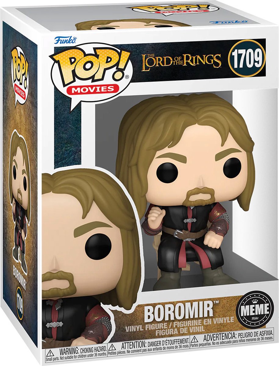 Funko pop film: il signore degli anelli - boromir (meme) pop #1709