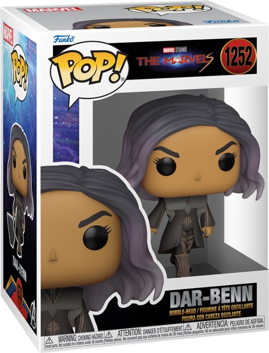 Funko pop marvel: las maravillas - dar-benn pop #1252