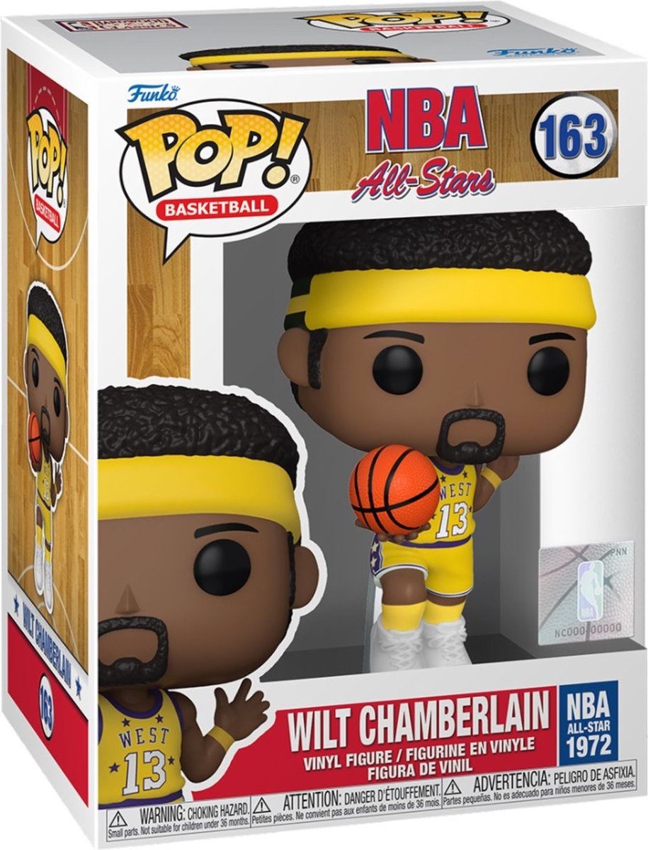Funko pop basket: leggende - voglio Chamberlain - pop #163
