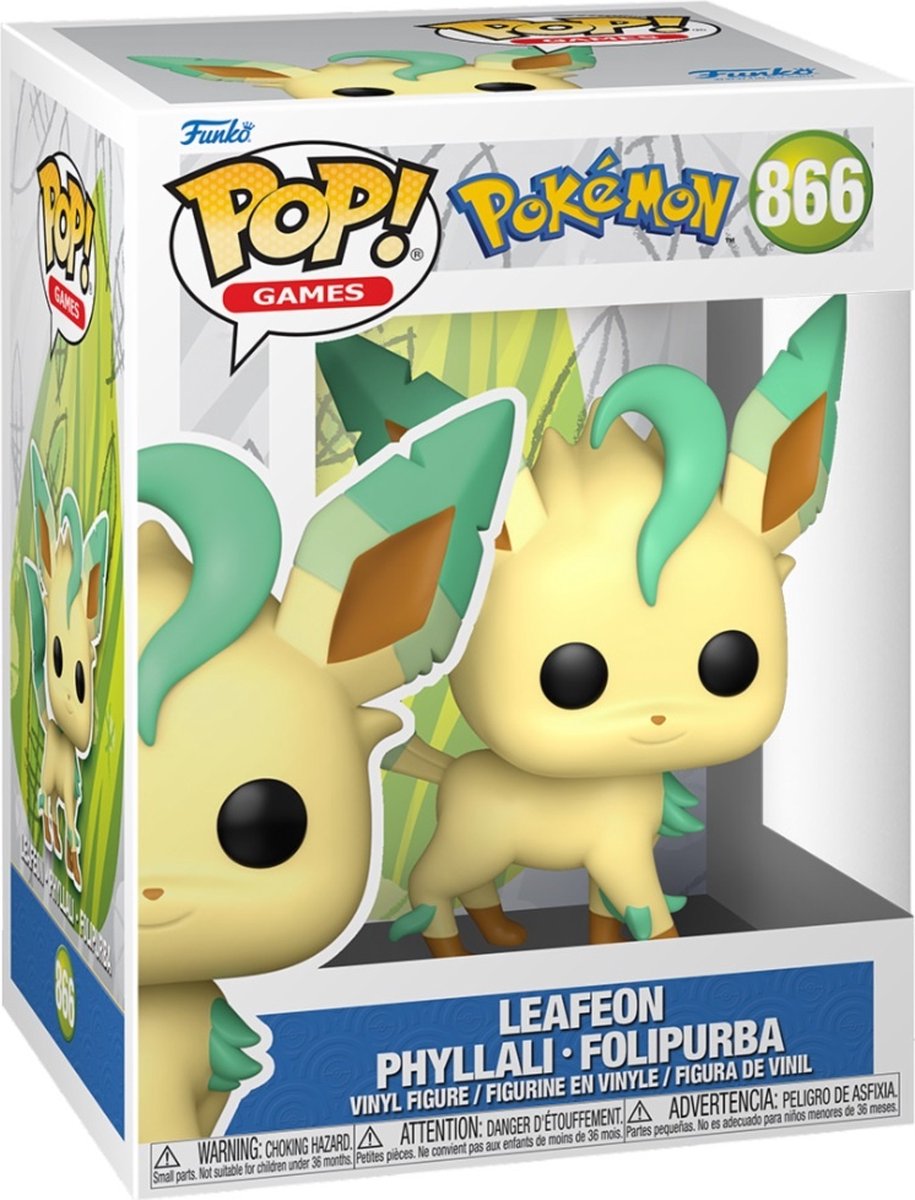 Giochi Funko Pop: Pokemon Leafeon - Pop #866