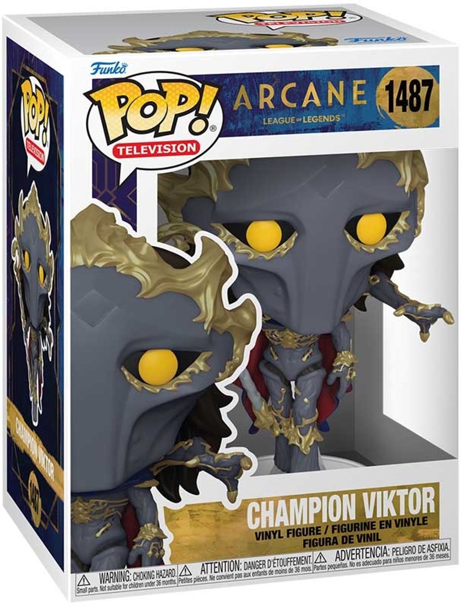 Funko league of legends arcane - figura de vinilo campeón viktor 1487 pop! multicolor