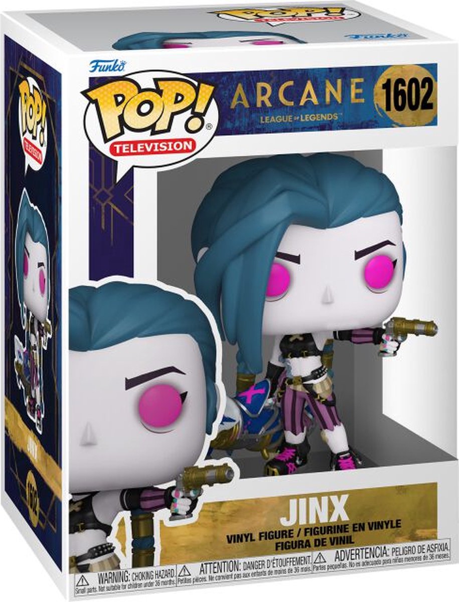 Funko league of legends arcane - figura de vinilo gafe 1602 pop! multicolor