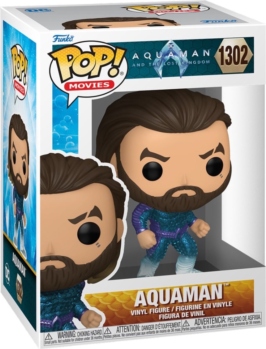 Funko pop film: aquaman - costume atlantis - pop #1302