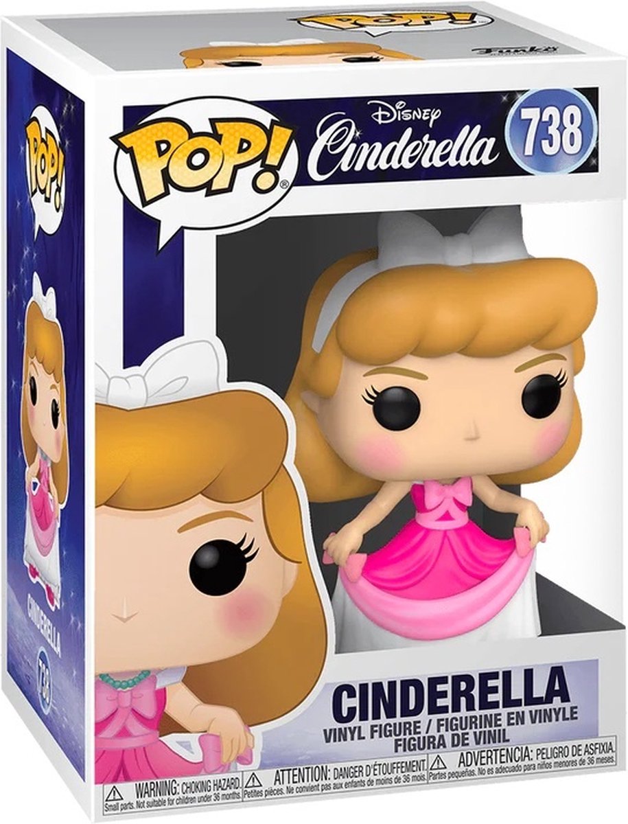 Funko pop disney: cenicienta - cenicienta - pop #738