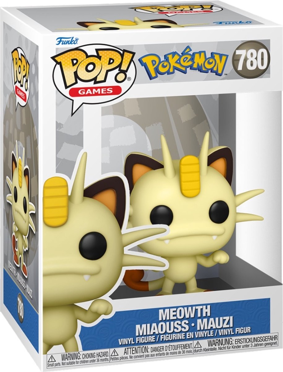 Giochi Funko Pop: Pokemon Meowth - Pop #780