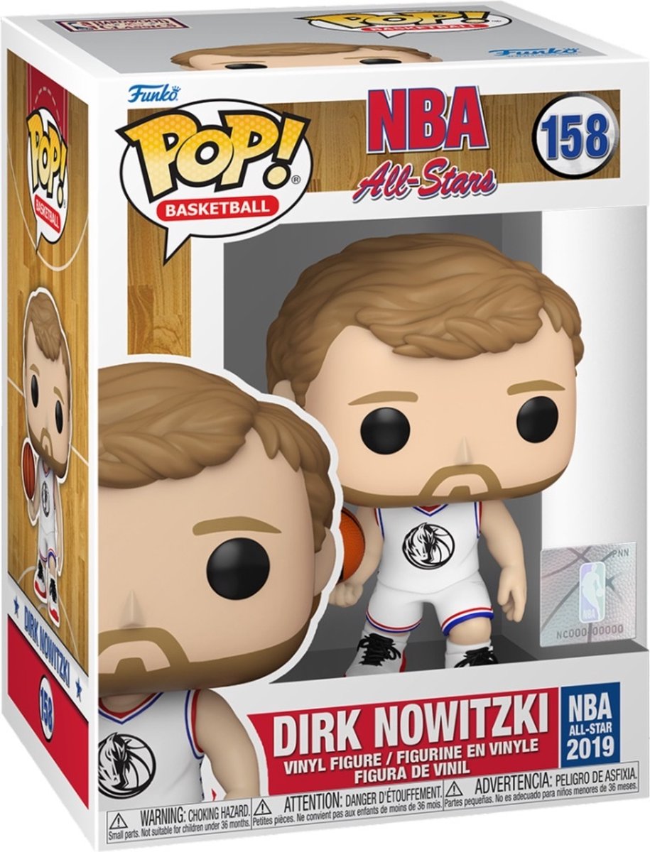 Funko pop basket: leggende - dirk nowitzki - pop #158