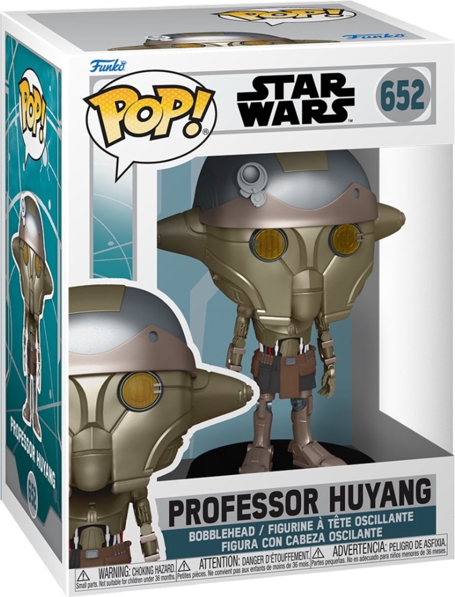 Funko pop star wars: profesor huyang - pop #652
