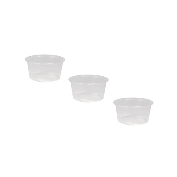 Contenitore salsa trasparente 80 cc 70,3 mm (50 pezzi)