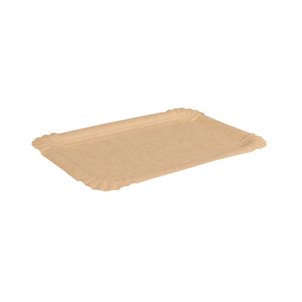 Papstar biodore vassoio cartone kraft (13x20cm) (100 pezzi)