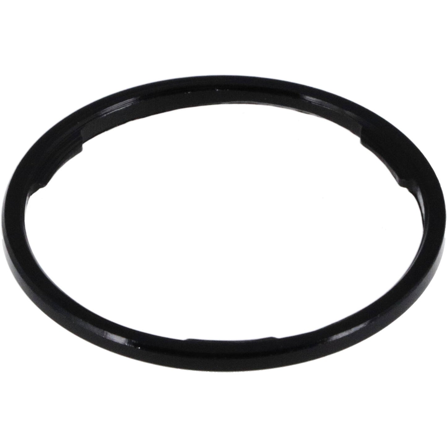 Trivio - distanziale 2mm 1 1 8 alluminio nero - 5 pezzi