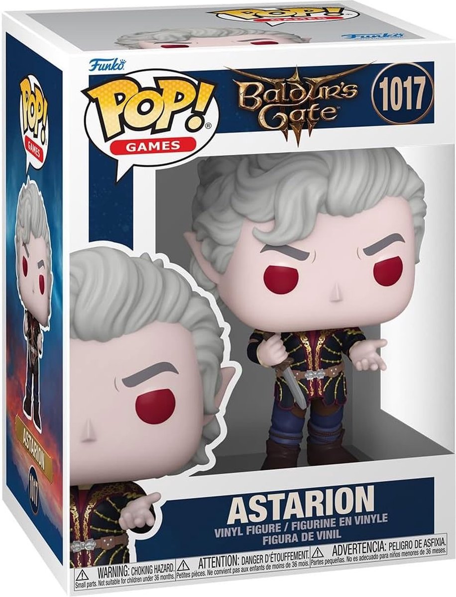 Funkopop! giochi: baldur's gate 3 - astarion #1017
