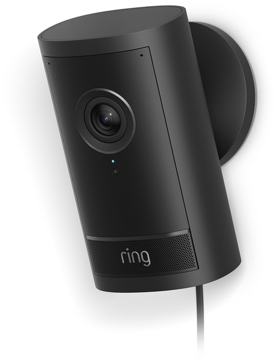 Ring outdoor camera pro con adaptador de enchufe (última generación) - negro - vídeo 4k