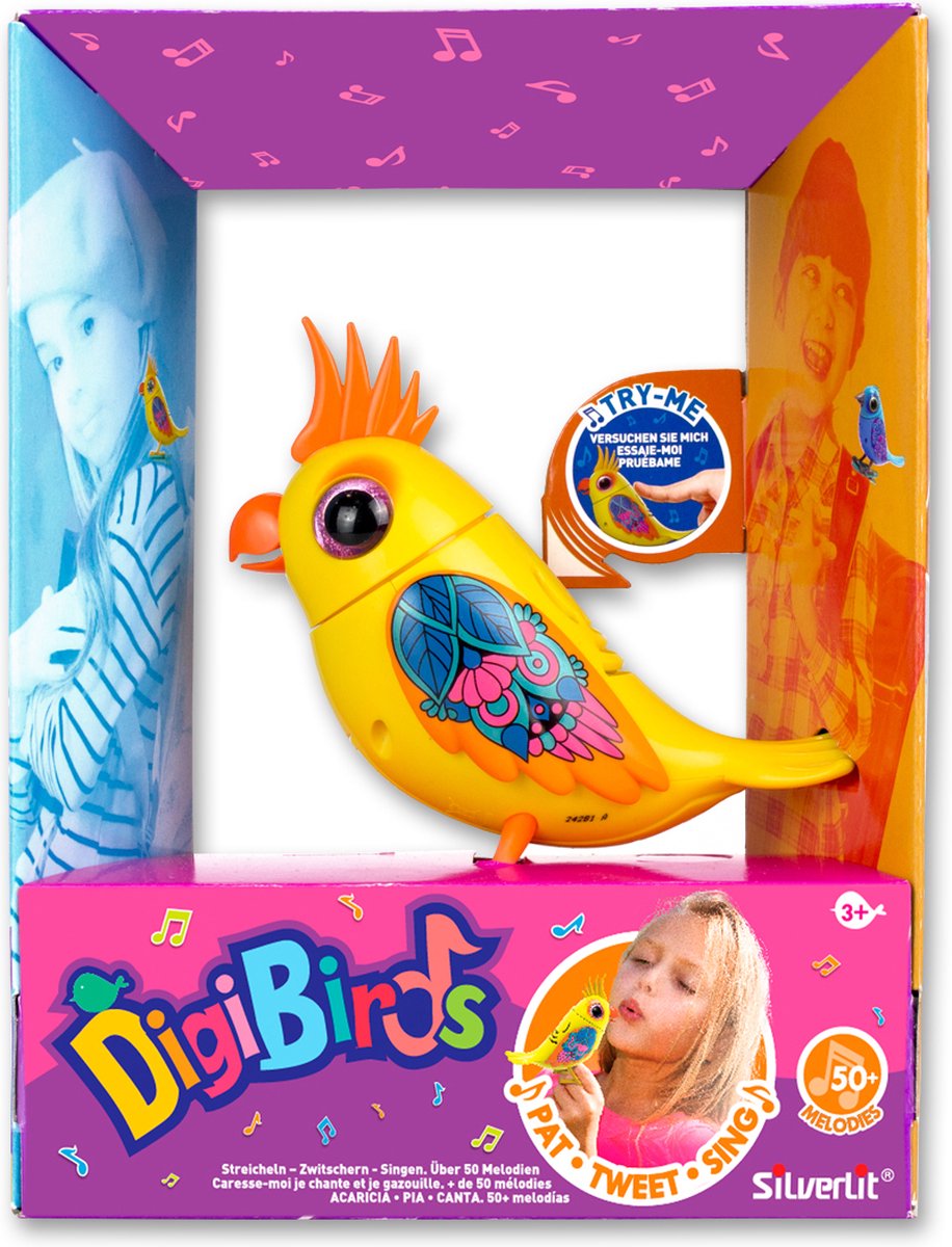 Cacatua singolo digibirds Silverlit - uccello interattivo