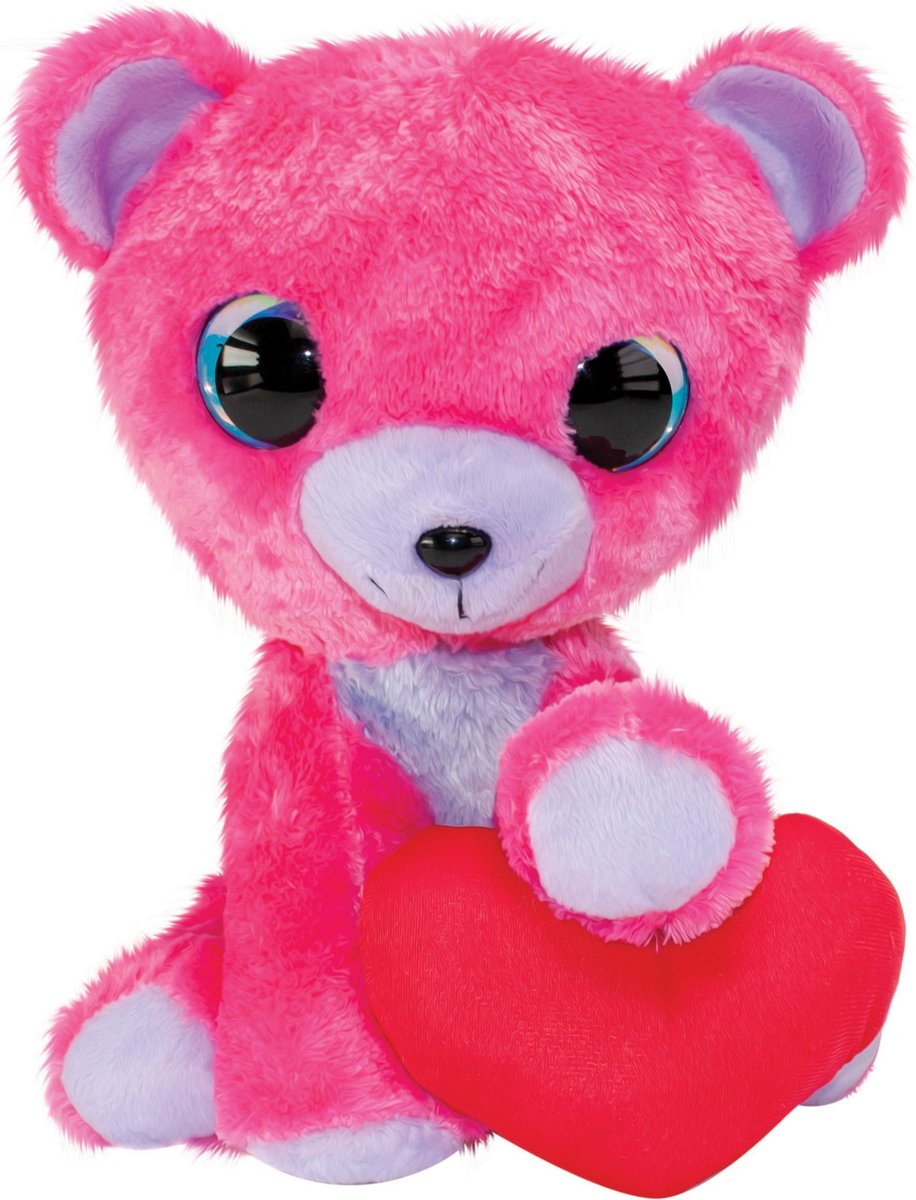 Lumo stars lumo valentine's bear puss - big - 24cm