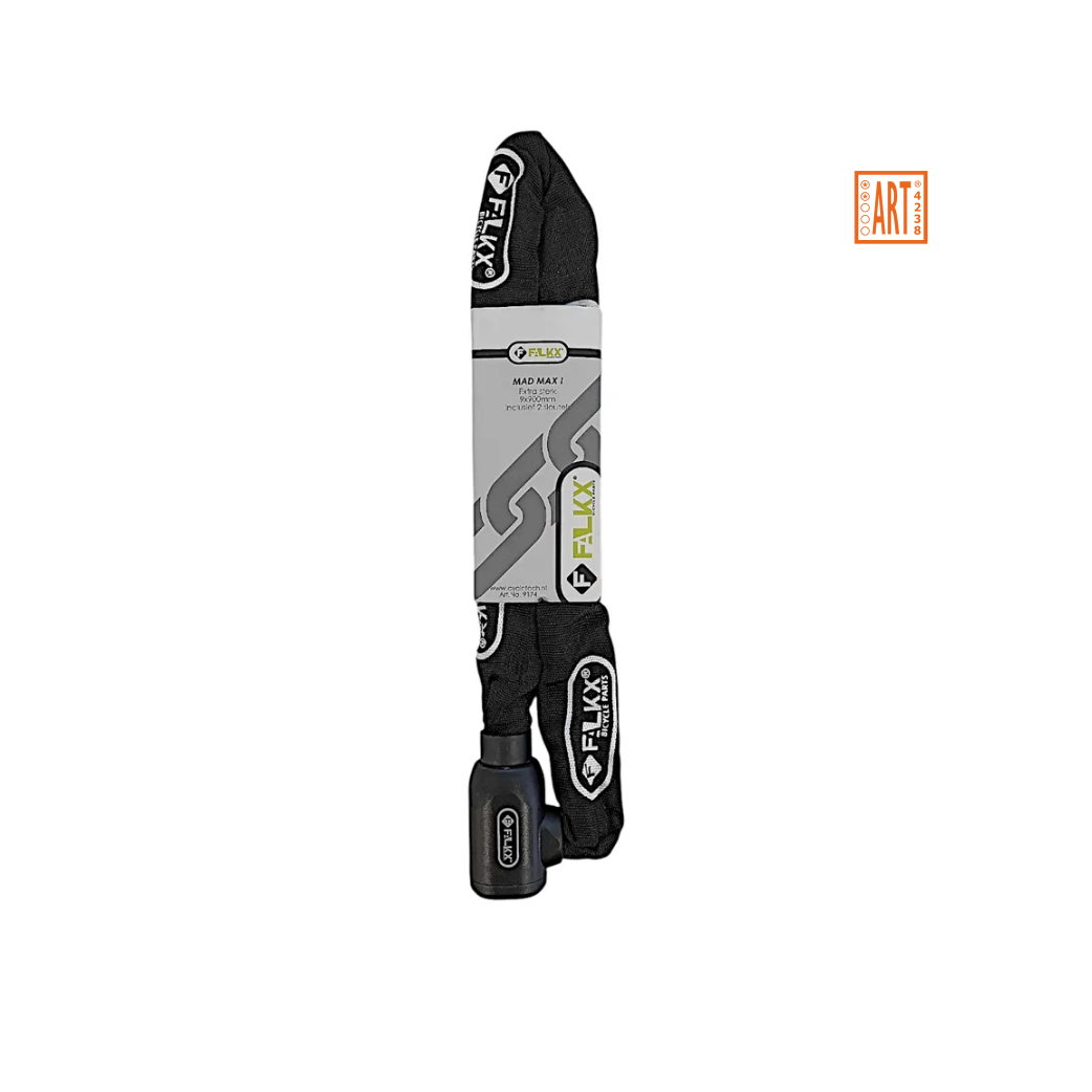 FALKX FALKX MAD MAX II Lock della catena 9x1100mm nero. Nylon hoes art **