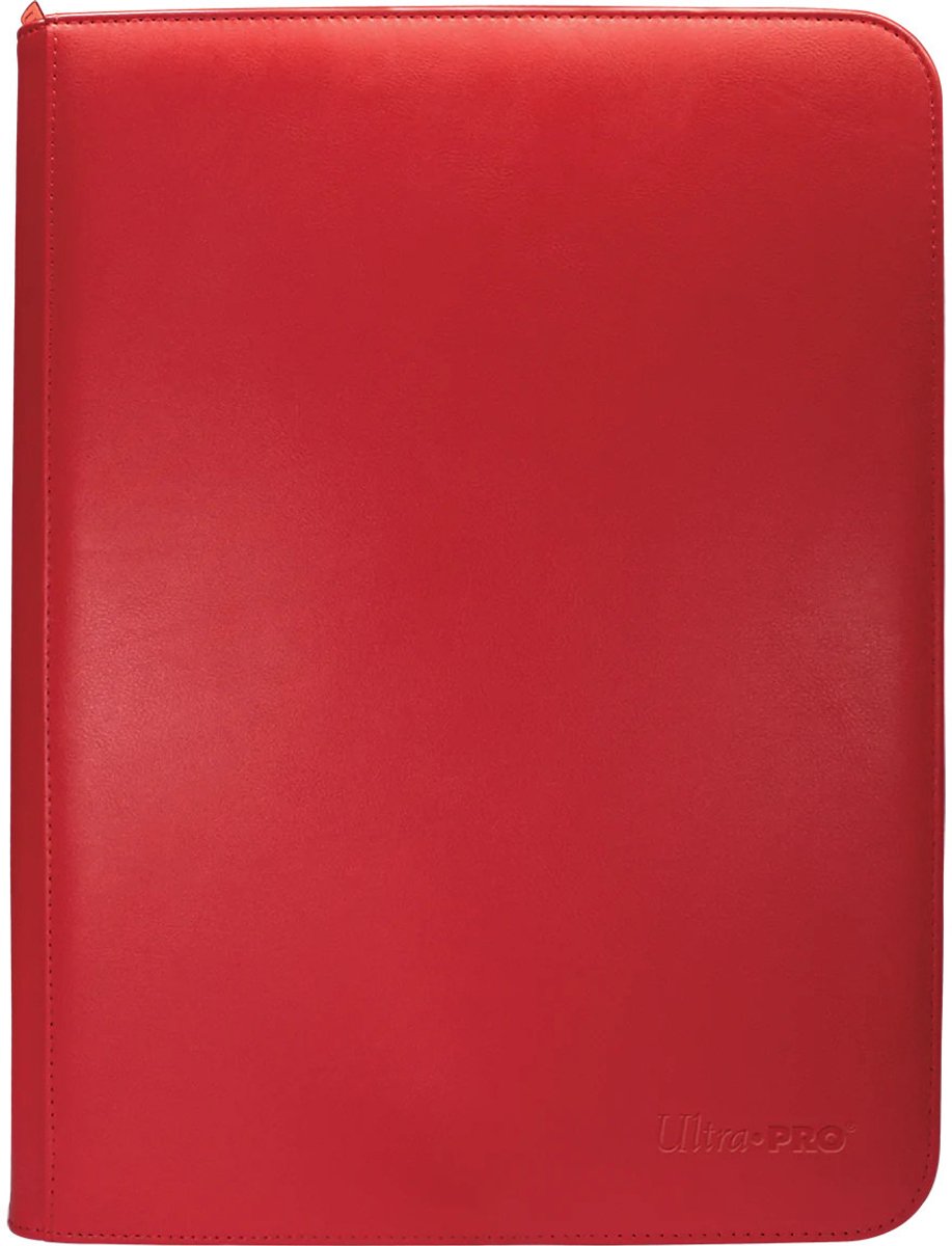 Ultrapro ultra pro vivid 9-pocket zippered pro binder-rood (diversen) nieuw