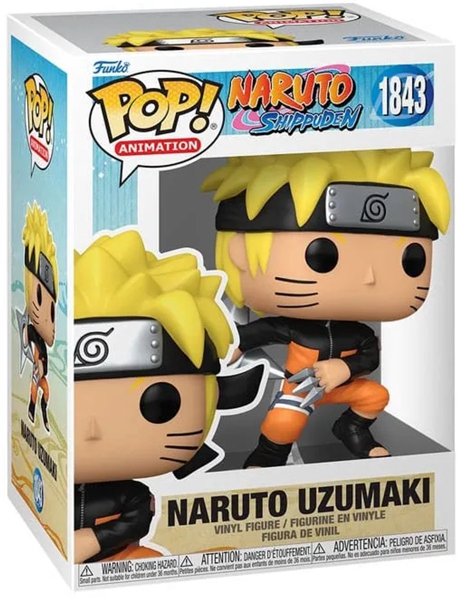 Funko pop animation: naruto shippuden - naruto uzumaki pop #1843