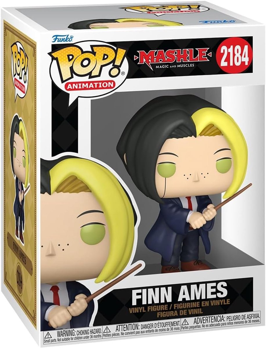Funko mashle finn ames statuetta in vinile 2184 unisex pop! - neutro - standard