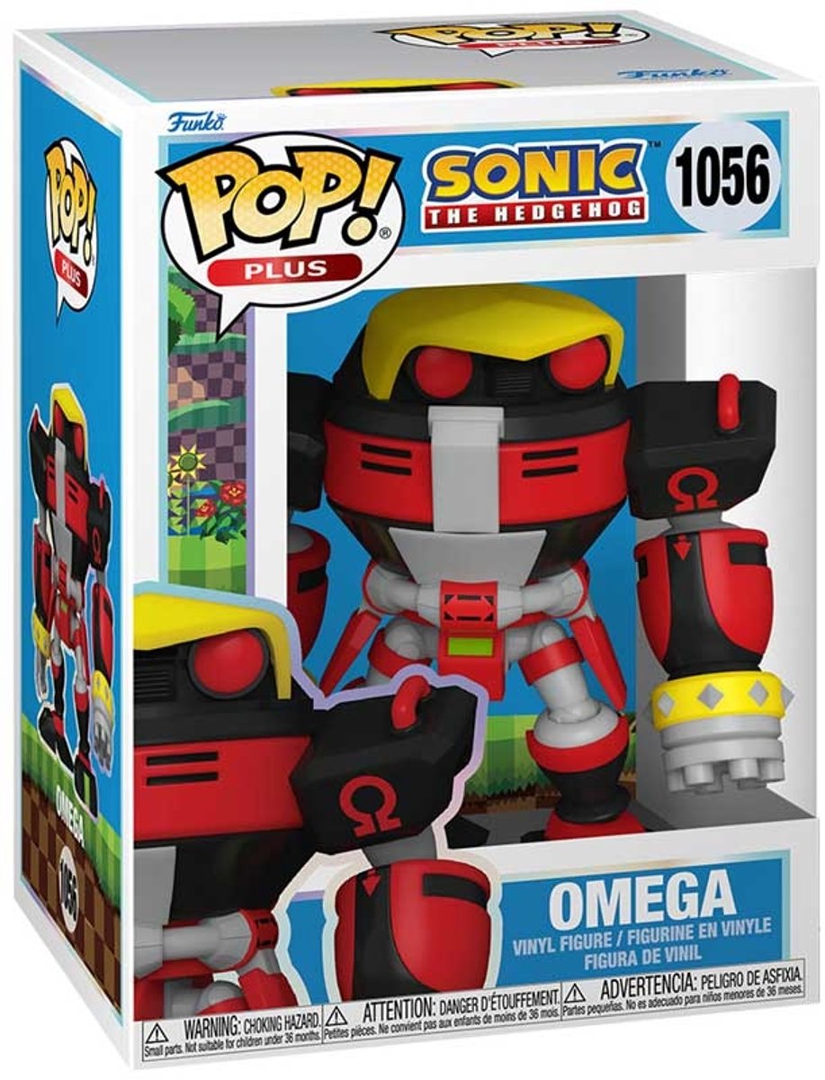 Funko Sonic the Hedgehog E-123 Omega Figura in vinile 1056 Unisex Pop! - multicolore - standard