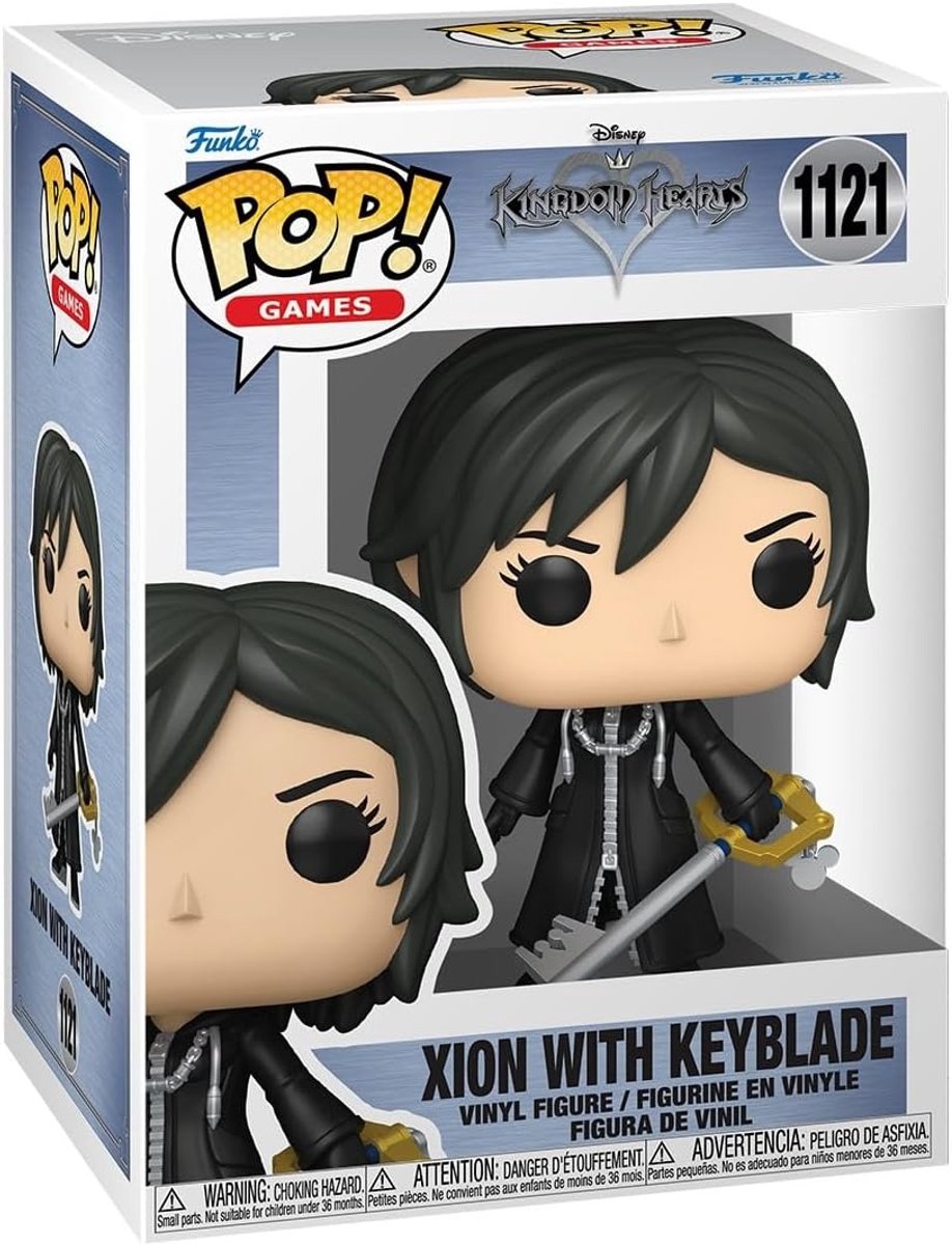 Funko pop games: kingdom hearts - xion with keyblade - pop #1121