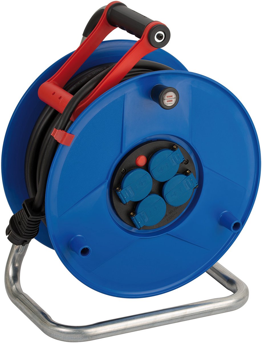 Brennerstuhl garantisce avvolgicavo ip44 per edilizia industriale | 40m| h07rn-f 3g2.5 *fr* - 1233124