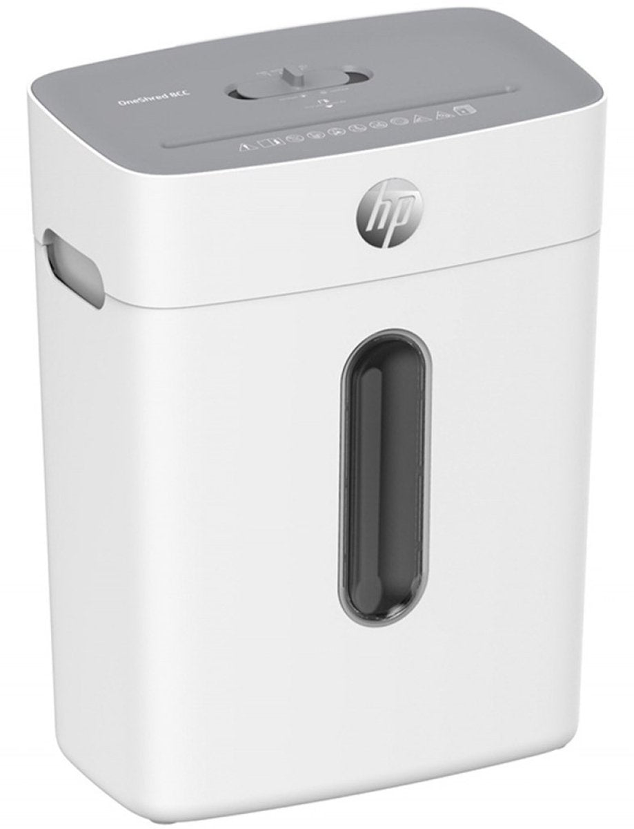 Hp oneshred 8cc - distruggidocumenti - p-4 din 66399 - distruggidocumenti - 15 l - uso casa ufficio - bianco