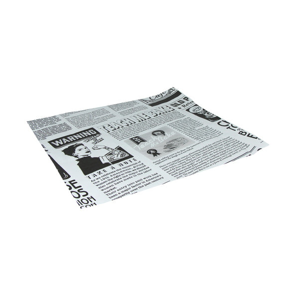 Carta oleata 33x30 cm giornale bianca (2000 pezzi)