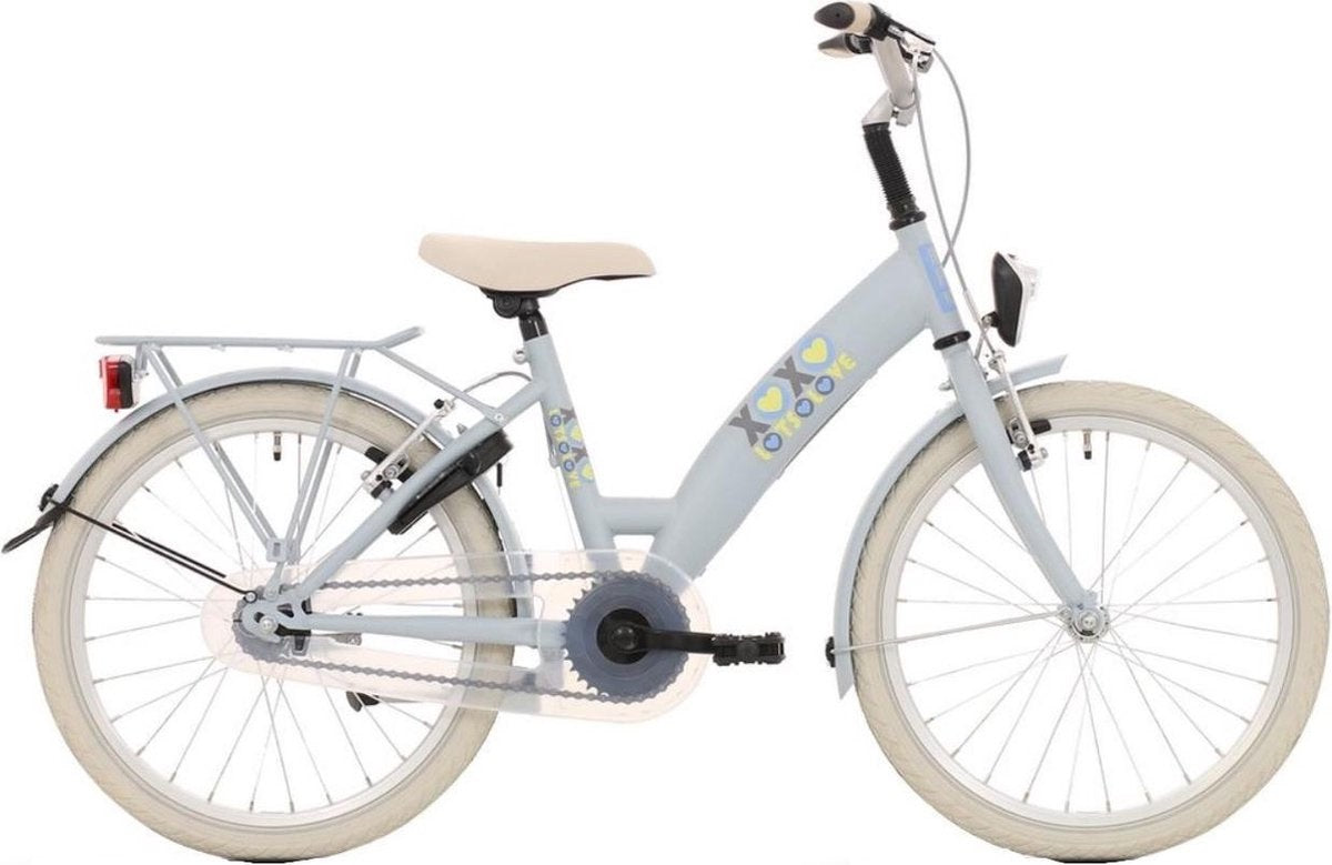 Bikefun para bicicleta para niños 20 mucho amor con el cubo de freno azul