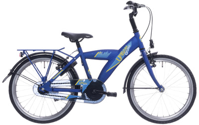 Bikefun kinderfiets urban city 20 inch met remnaaf - kobalt mat blauw