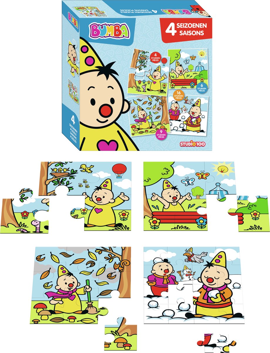Bumba Puzzle Seasons, 4in1