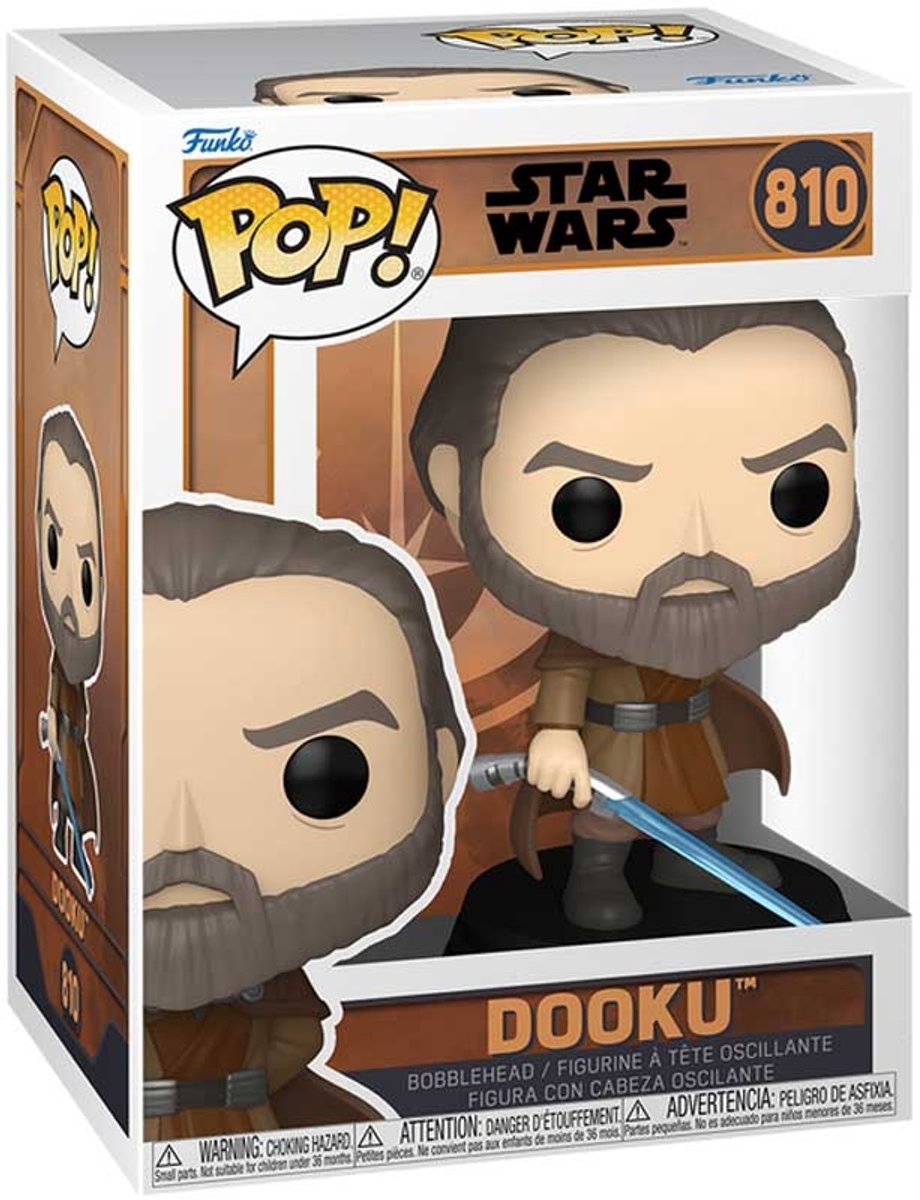 ¡Funko pop! star wars: cuentos del jedi - dooku #810