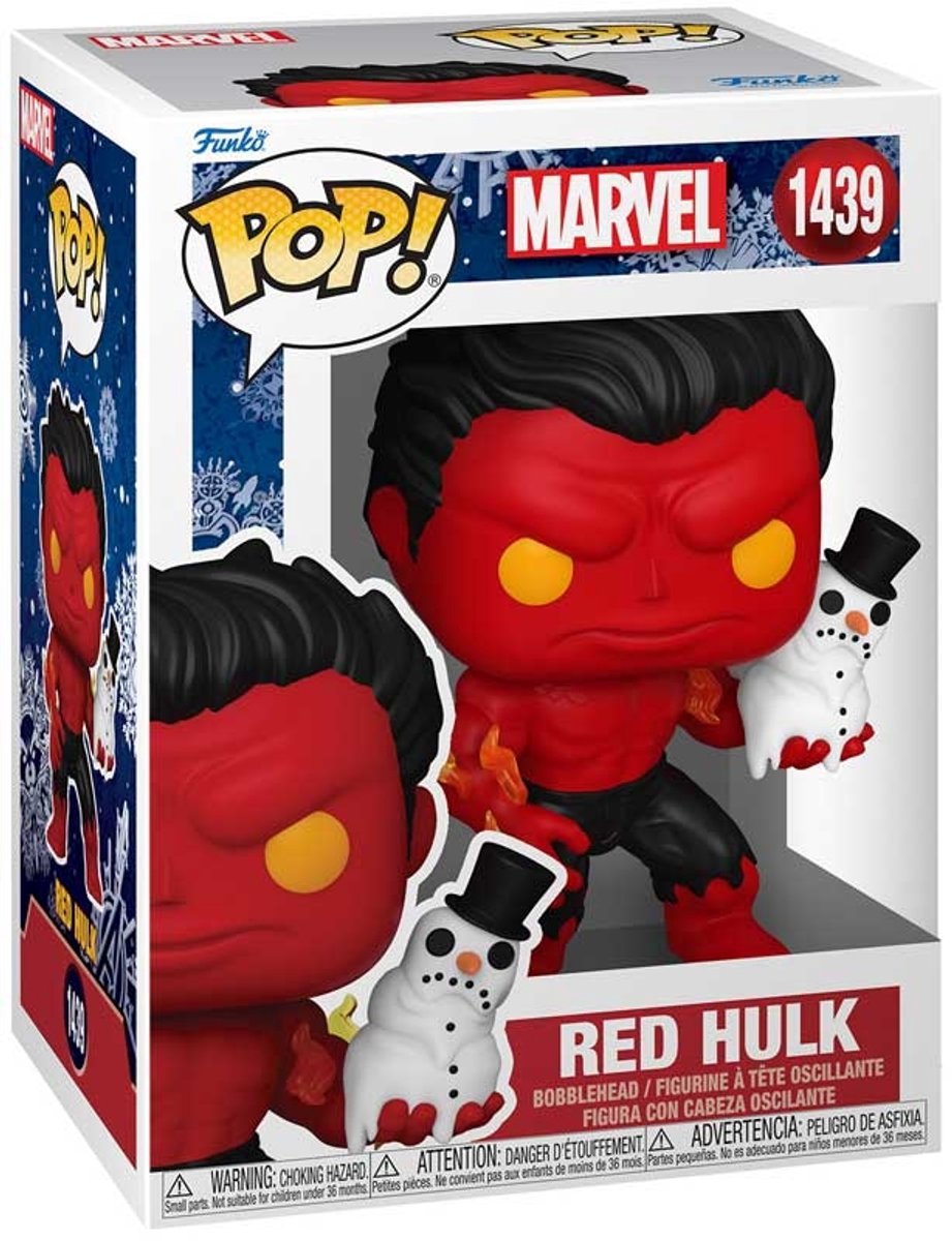 Funkopop! meraviglia: vacanze - Red Hulk #1439