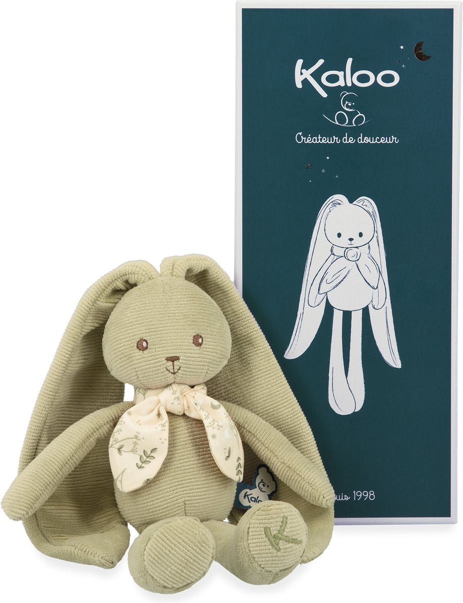 Kaloo lapinoo - Conejo de peluche - color verde - 25 cm.