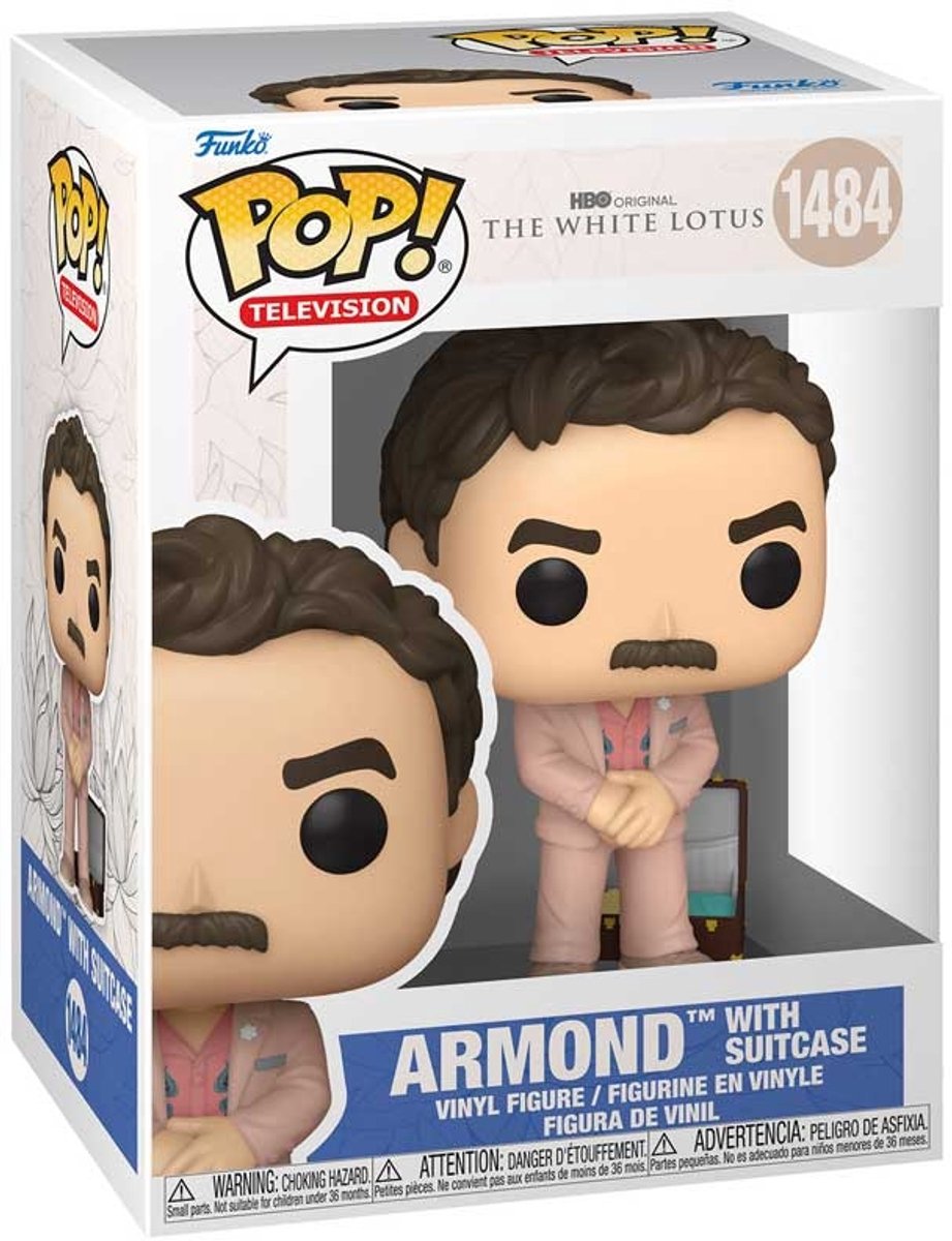 Funko pop! television: the white lotus - armond with suitcase #1484
