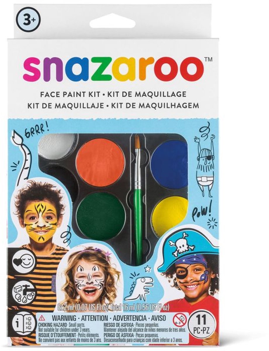 Snazaroo set per truccabimbi avventura 50 facce
