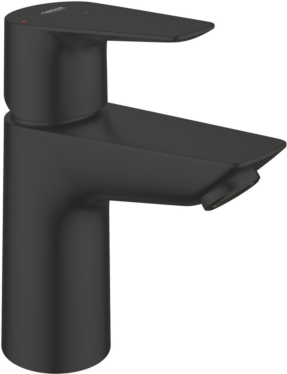 Miscelatore lavabo Grohe start edge misura s – risparmio energetico (es) – senza piombo (zero) – push open – nero opaco