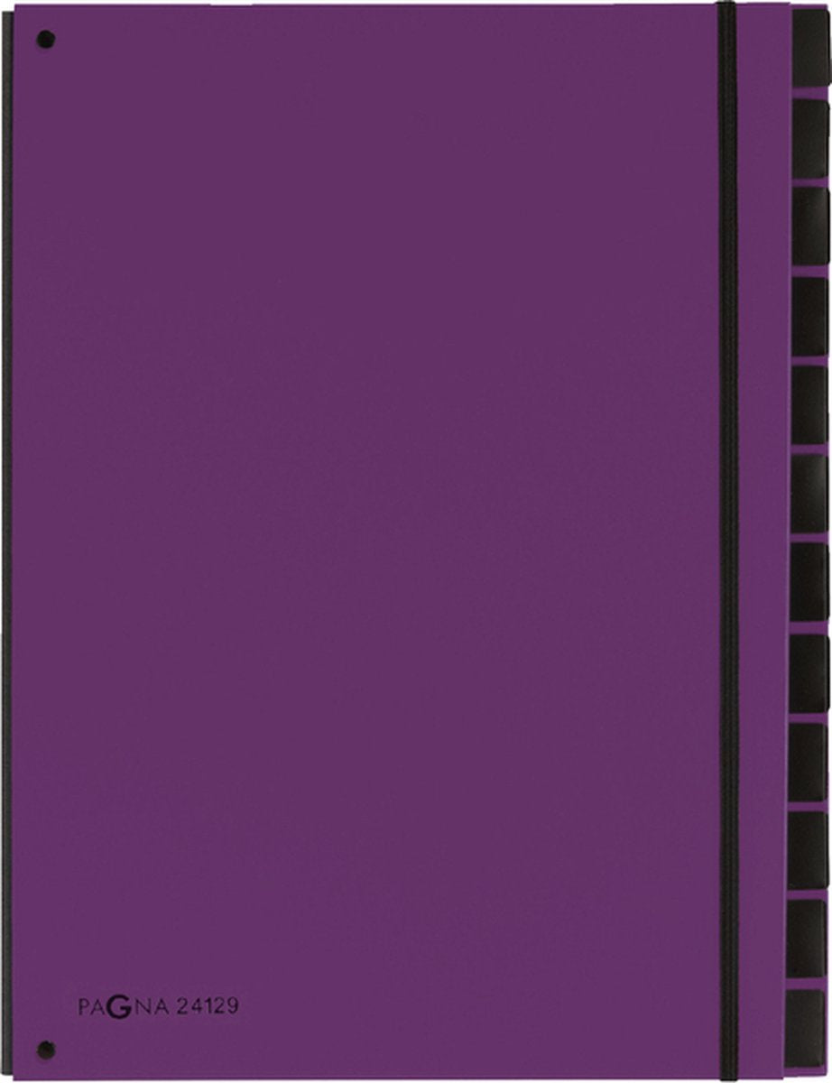 Pagna cartella raccoglitore trend 12 tabs a4 lilla