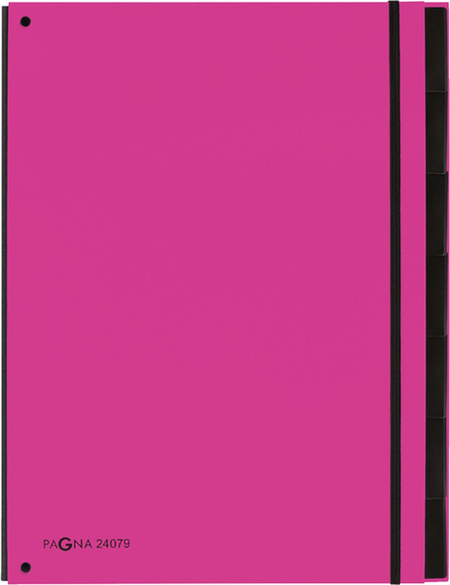 Cartella Pagna smistamento trend 7tab a4 rosa scuro