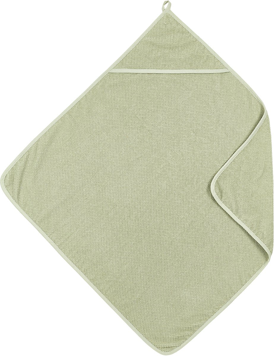 Mantella da bagno Meyco per bambini popcorn - oliva morbida - 75x75 cm