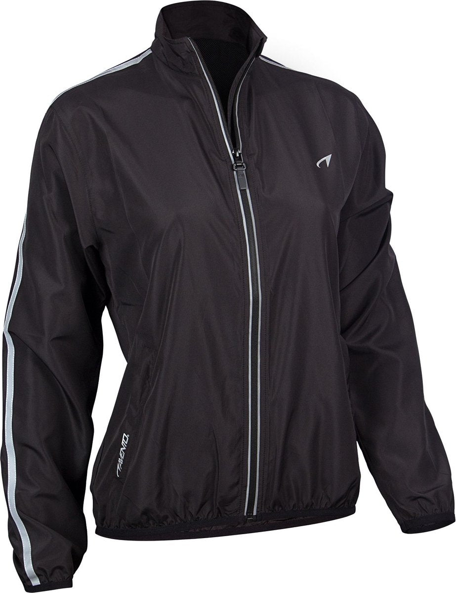 Avento chaqueta de running para mujer - basic black - negro - 38