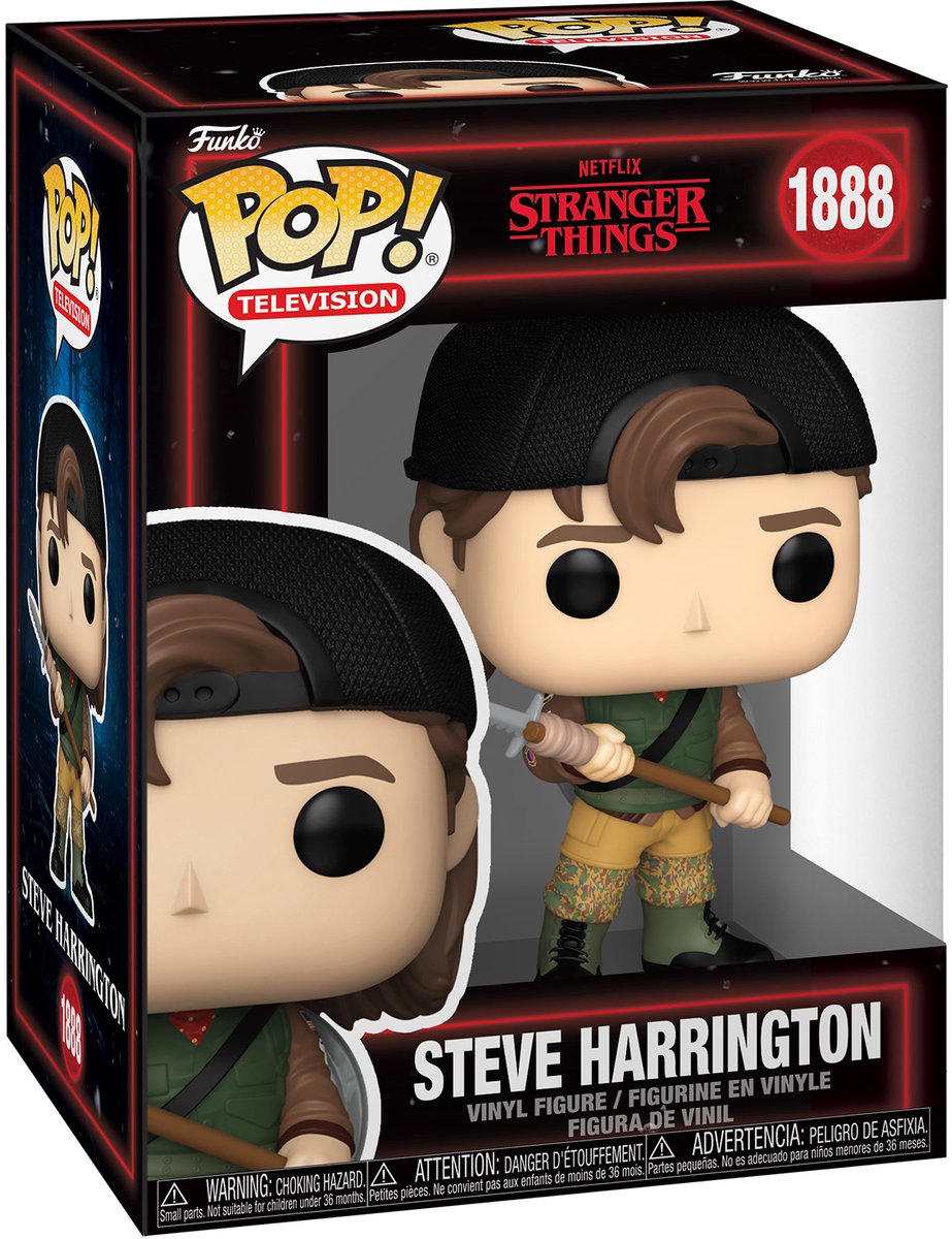 Funko stranger things pop! tv vinyl figures steve harrington 9 cm
